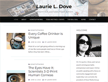 Tablet Screenshot of lauriedove.com